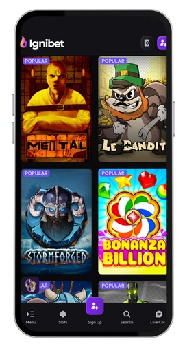 IgniBet Kasino app